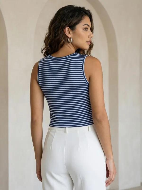 Dressitude-Blue_&_white-T-Shirt