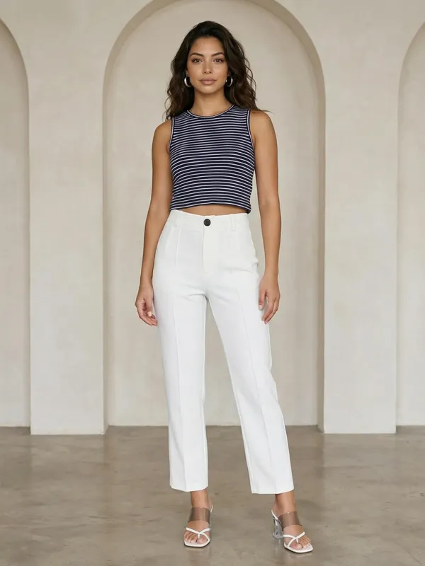 Blue_And_White_Cotton_Shirt_For_Women