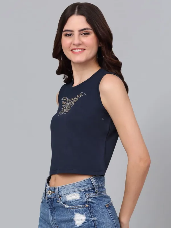 Dressitude-Navy_Blue-T-Shirt