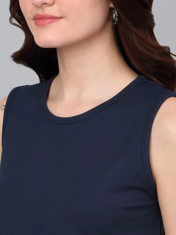 Dressitude-Navy_Blue-T-Shirt