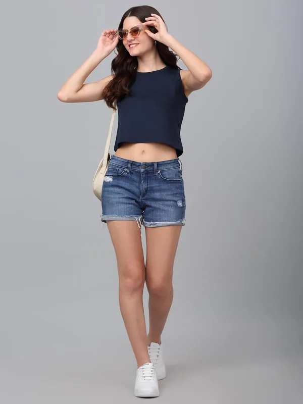 Dressitude-Navy_Blue-T-Shirt