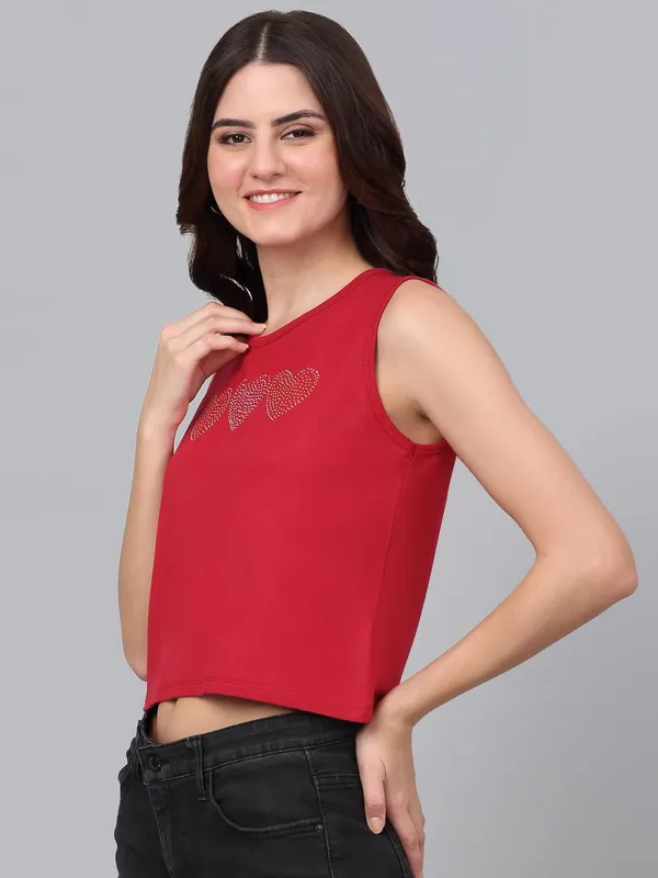 Dressitude-Red-T-Shirt