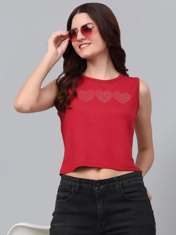 Dressitude-Red-T-Shirt