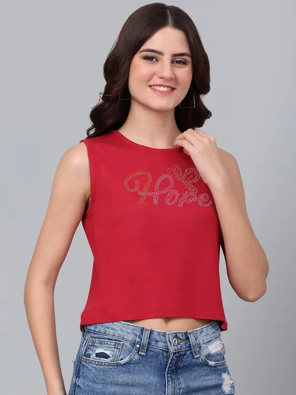 Dressitude-Red-T-Shirt