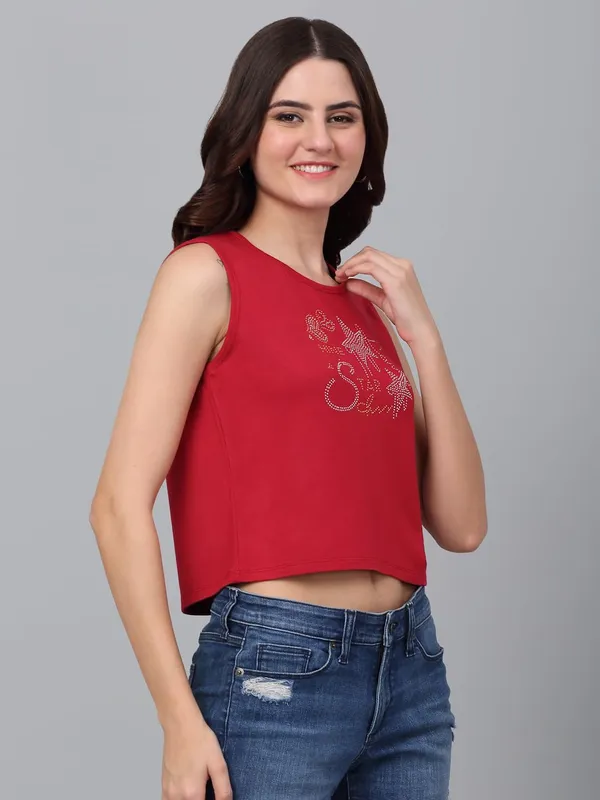 Dressitude-Red-T-Shirt