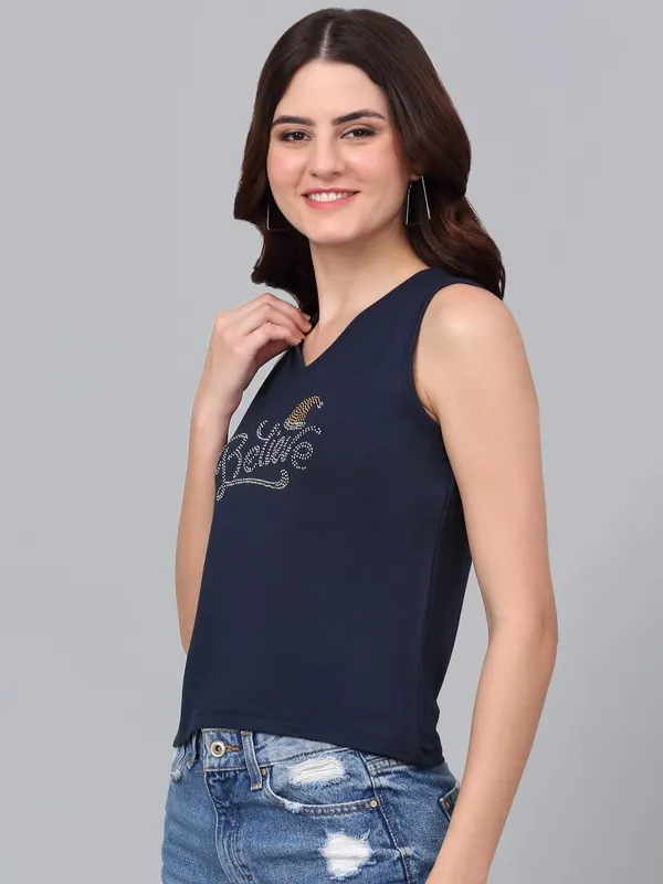 Dressitude-Navy_Blue-T-Shirt