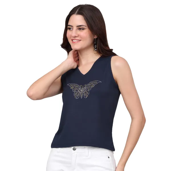Dressitude-Navy_Blue-T-Shirt