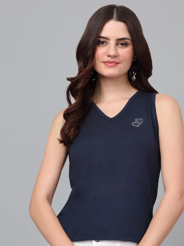 Dressitude-Navy_Blue-T-Shirt