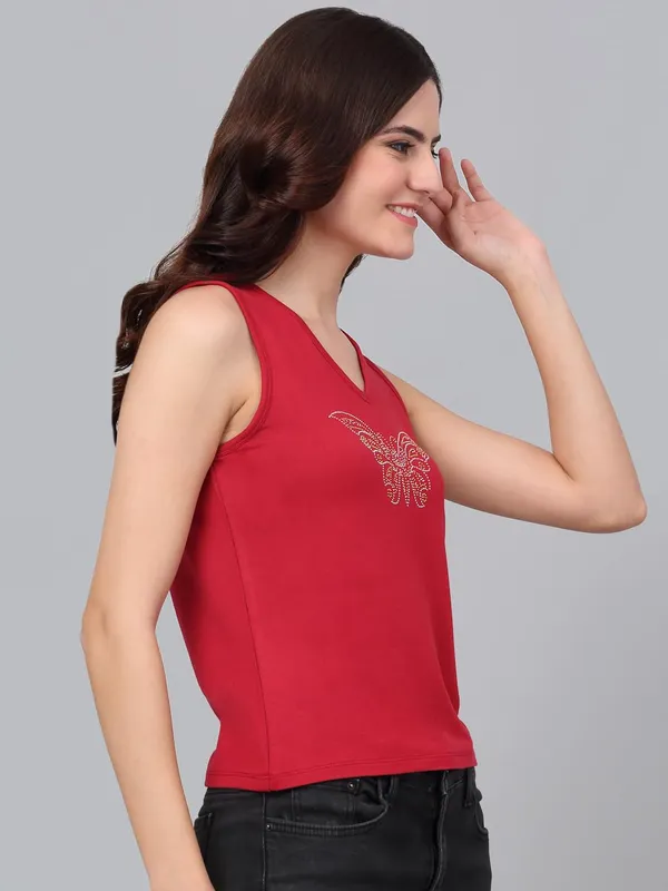 Dressitude-Red-T-Shirt