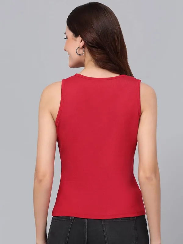 Red_Cotton_Shirt_For_Women
