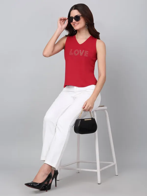 Dressitude-Red-T-Shirt
