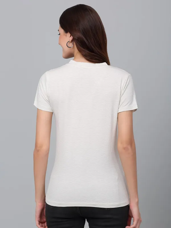 Dressitude-Cream-T-Shirt