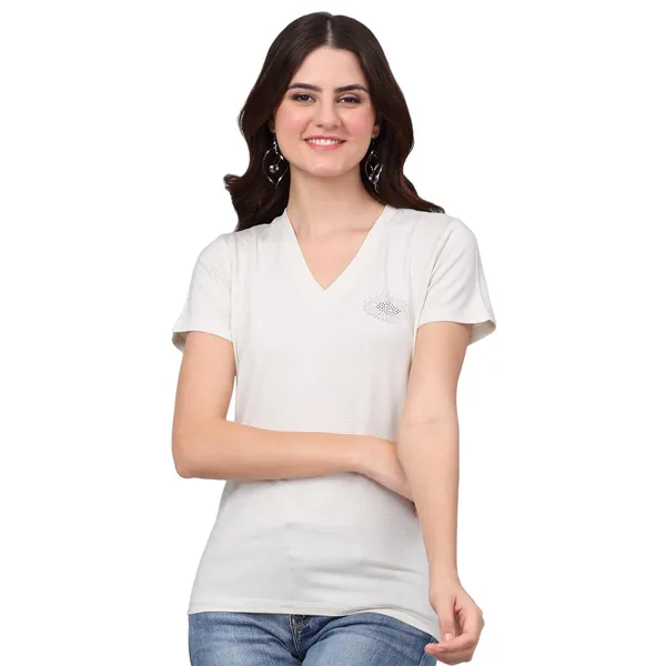 Dressitude-Cream-T-Shirt
