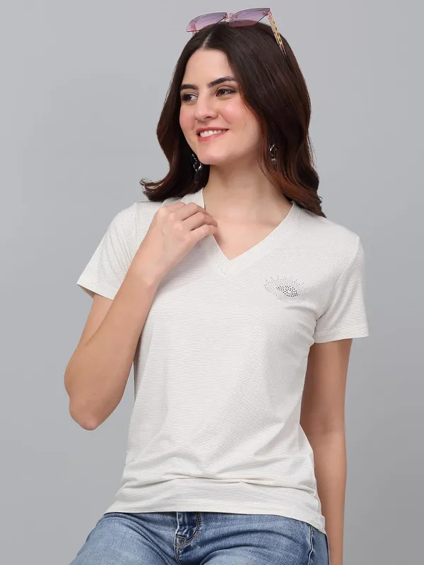 Cream_Cotton_Shirt_For_Women