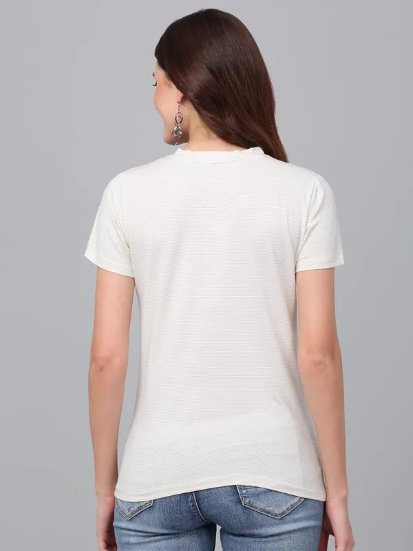 Dressitude-Cream-T-Shirt