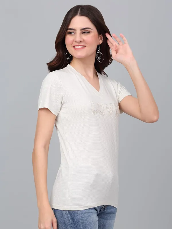 Dressitude-Cream-T-Shirt