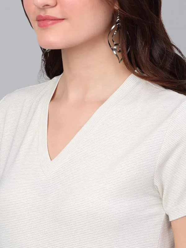 Dressitude-Cream-T-Shirt