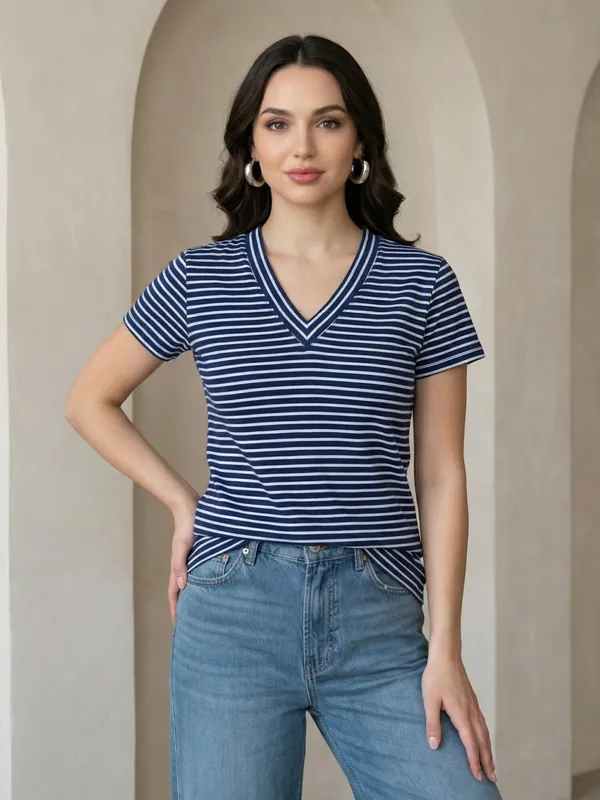 Dressitude-Blue-T-Shirt
