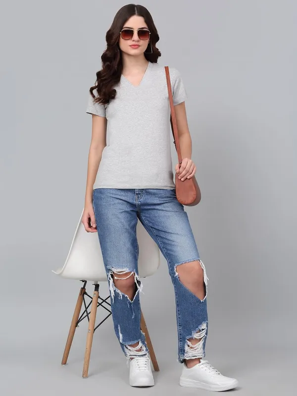 Grey_Cotton_Shirt_For_Women