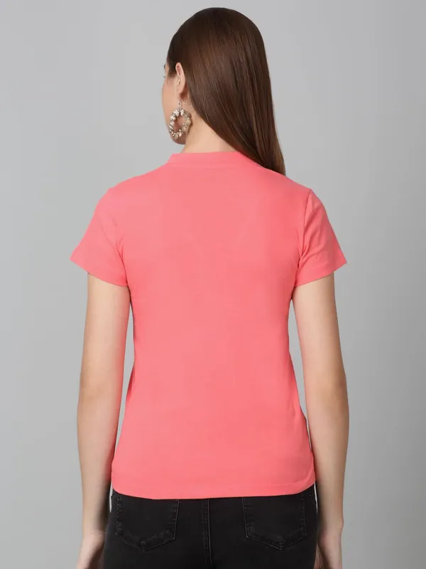 Dressitude-Peach-T-Shirt