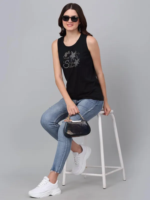 Dressitude-Black-T-Shirt