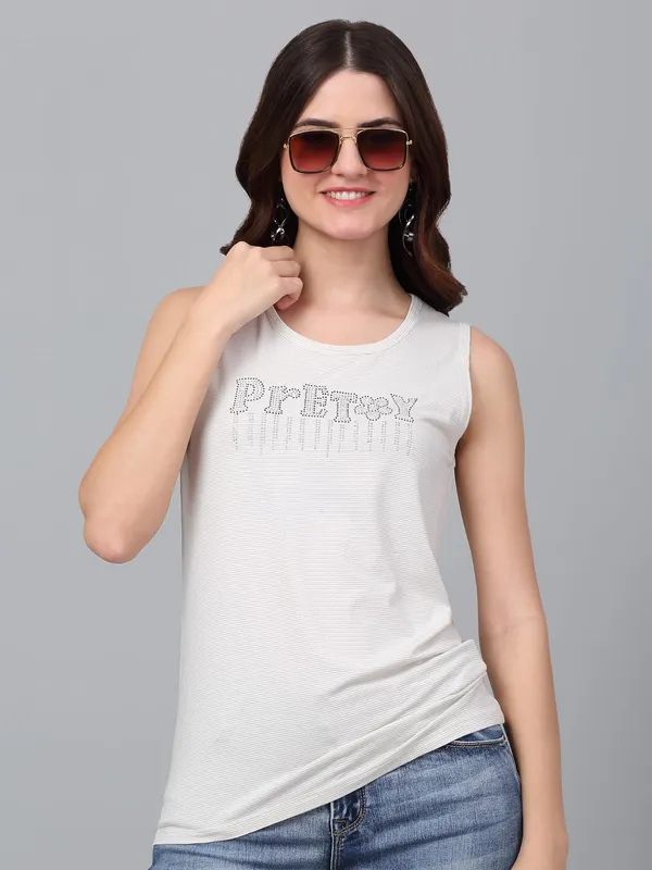 Dressitude-Cream-T-Shirt