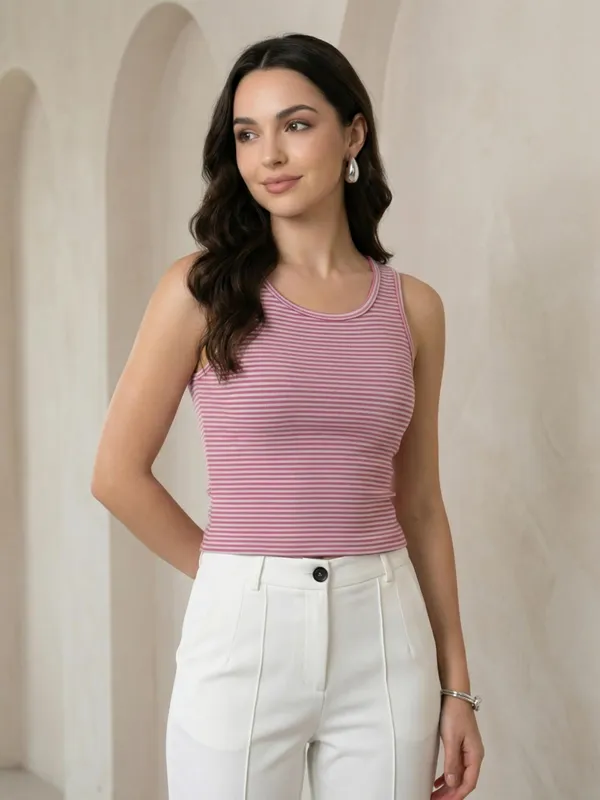 Dressitude-White_And_Pink-Tank_Top
