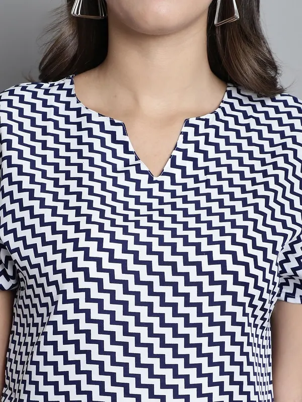 Dressitude-White_&_Blue-Top