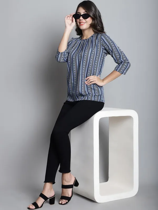 Dressitude-Blue-Top