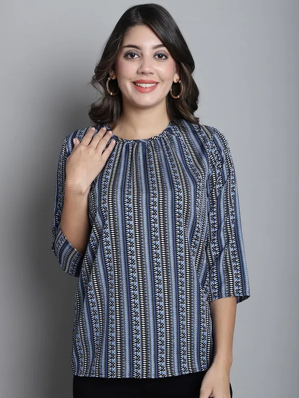 Dressitude-Blue-Top