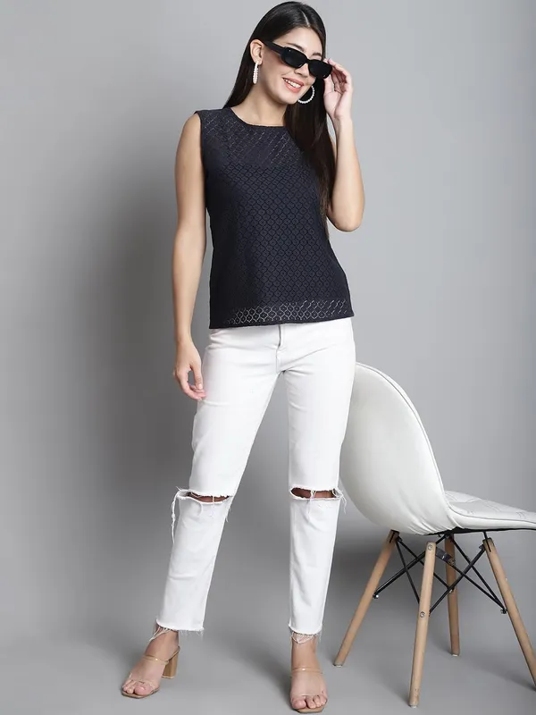 Dressitude-Charcoal_Grey-Top