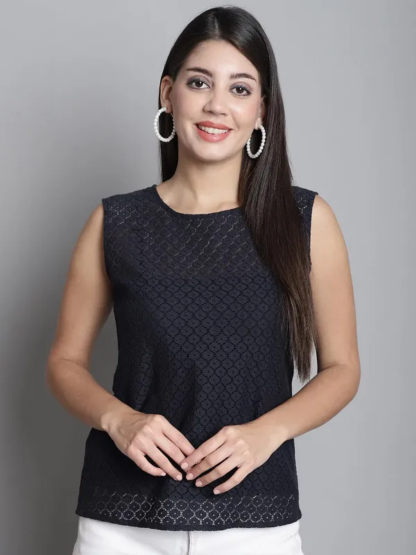 Charcoal_Grey_Cotton_Top_For_Women