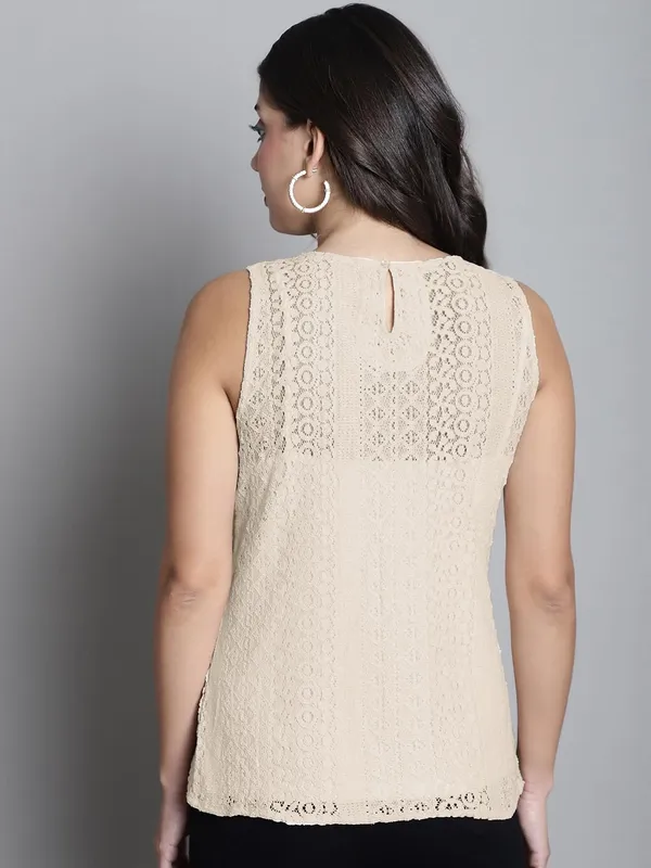 Cream_Cotton_Top_For_Women
