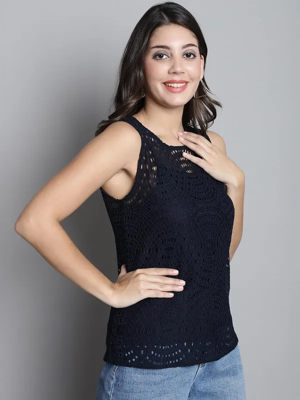Dressitude-Navy_Blue-Top