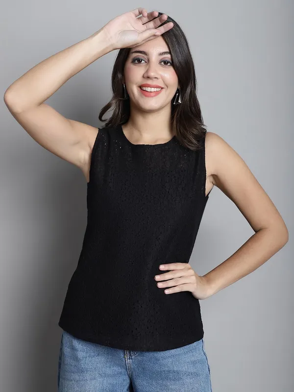 Black_Cotton_Top_For_Women