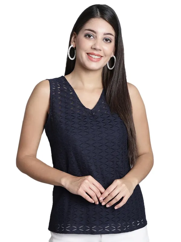 Dressitude-Navy_Blue-Top