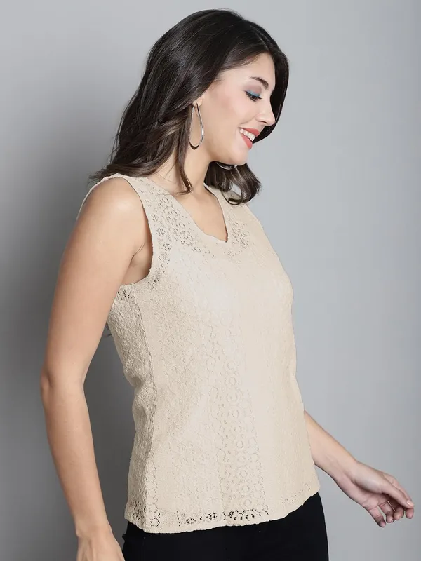 Cream_Cotton_Top_For_Women