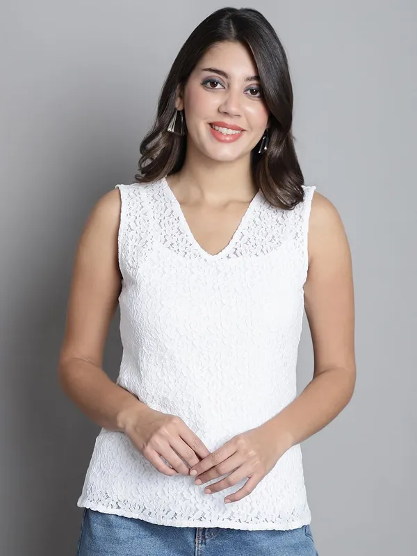 White_Cotton_Top_For_Women