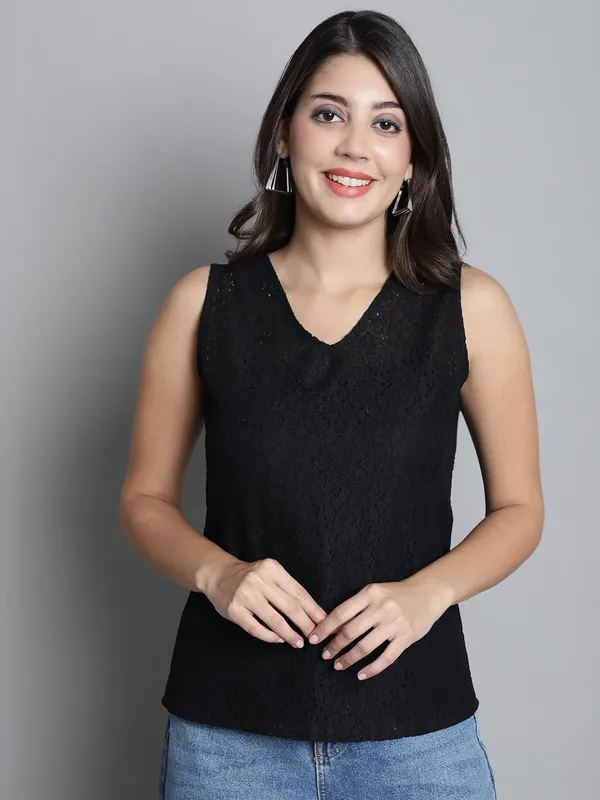 Black_Cotton_Top_For_Women