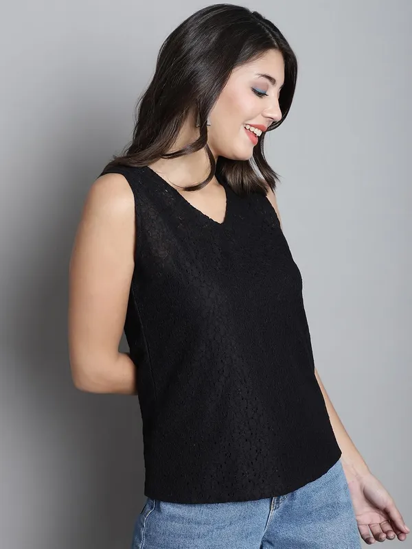 Black_Cotton_Top_For_Women