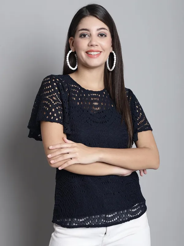 Dressitude-Navy_Blue-Top