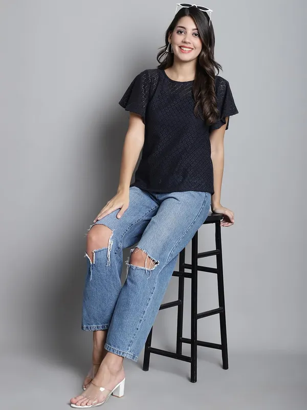 Dressitude-Charcoal_Grey-Top
