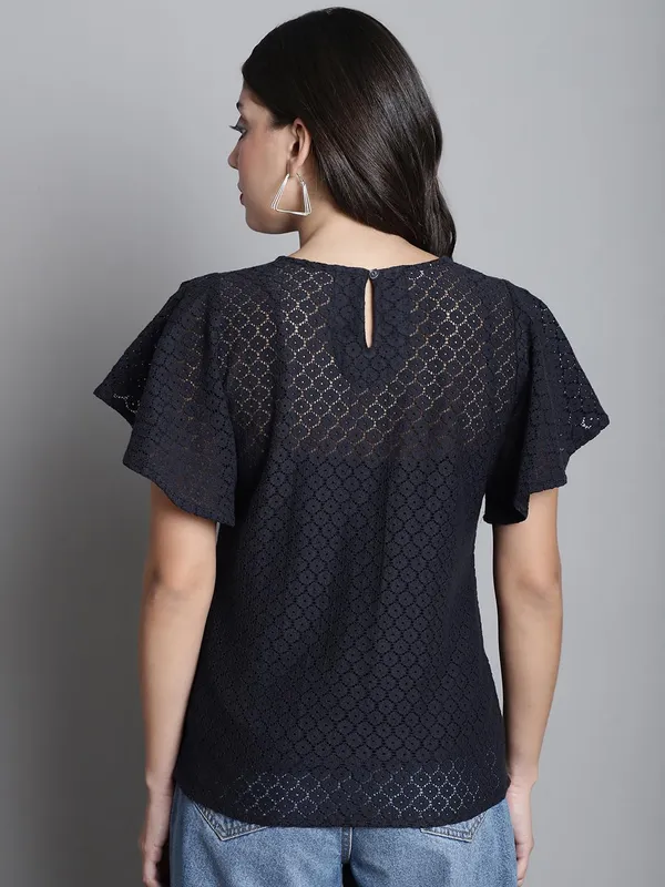 Charcoal_Grey_Cotton_Top_For_Women