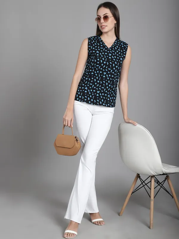 Black_Crepe_Top_For_Women