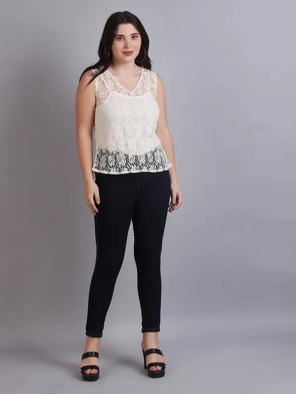 Cream_Cotton_Top_For_Women