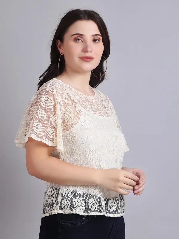 Cream_Cotton_Top_For_Women