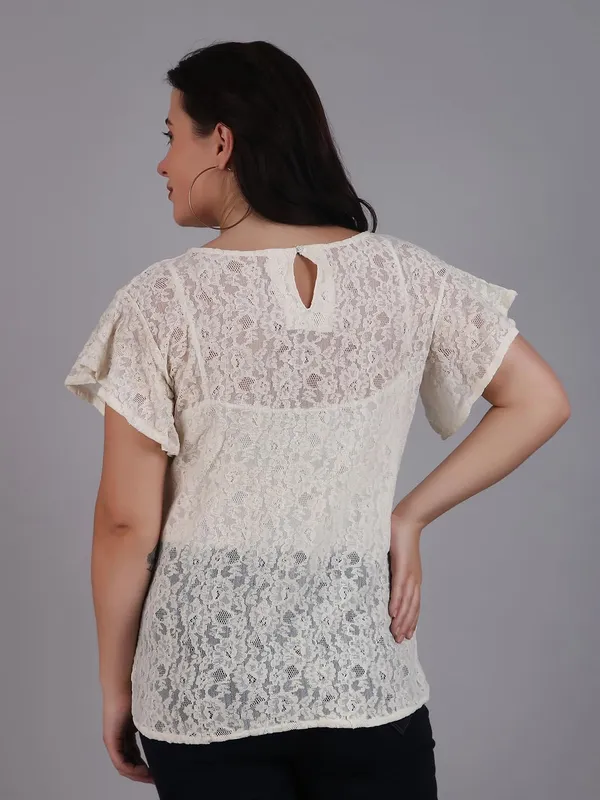 Beige_Cotton_Top_For_Women