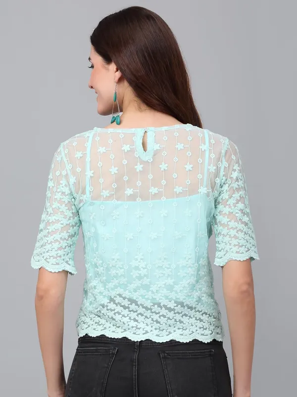Dressitude-Sea_Green-Top