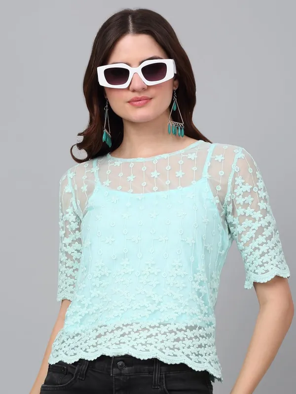 Dressitude-Sea_Green-Top