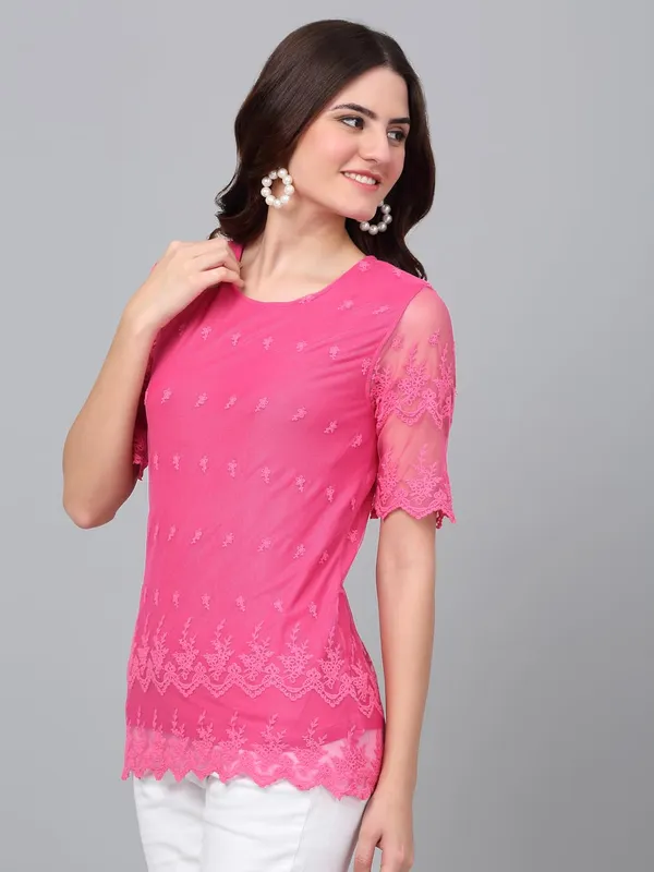Pink_Cotton_Top_For_Women